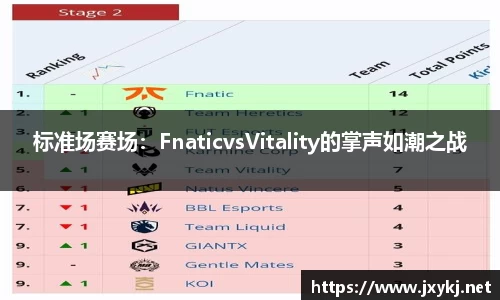 标准场赛场：FnaticvsVitality的掌声如潮之战